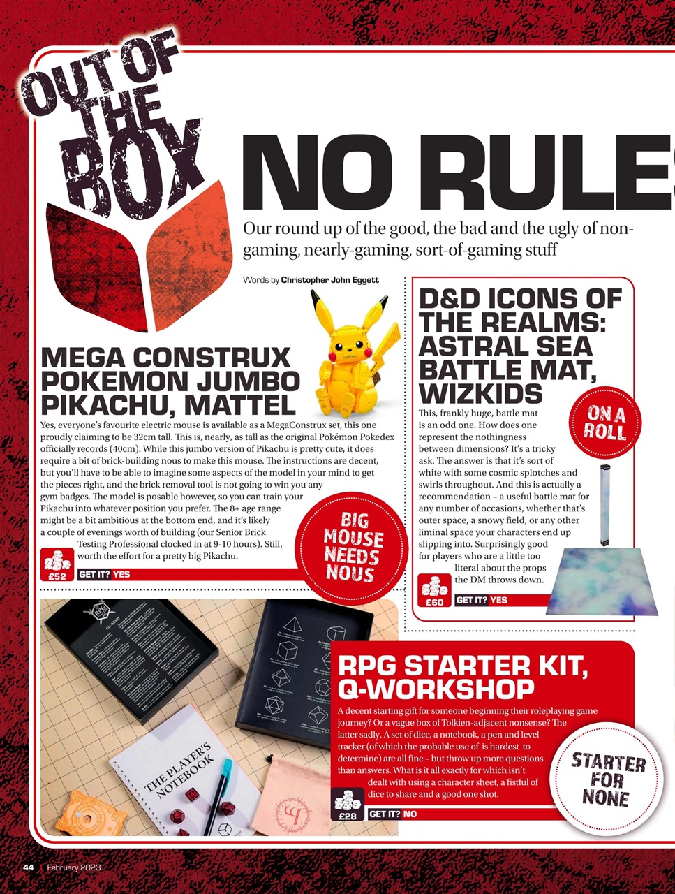 Tabletop Gaming Preview Pages