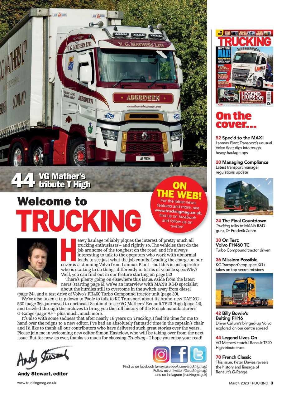 Trucking Magazine Preview Pages