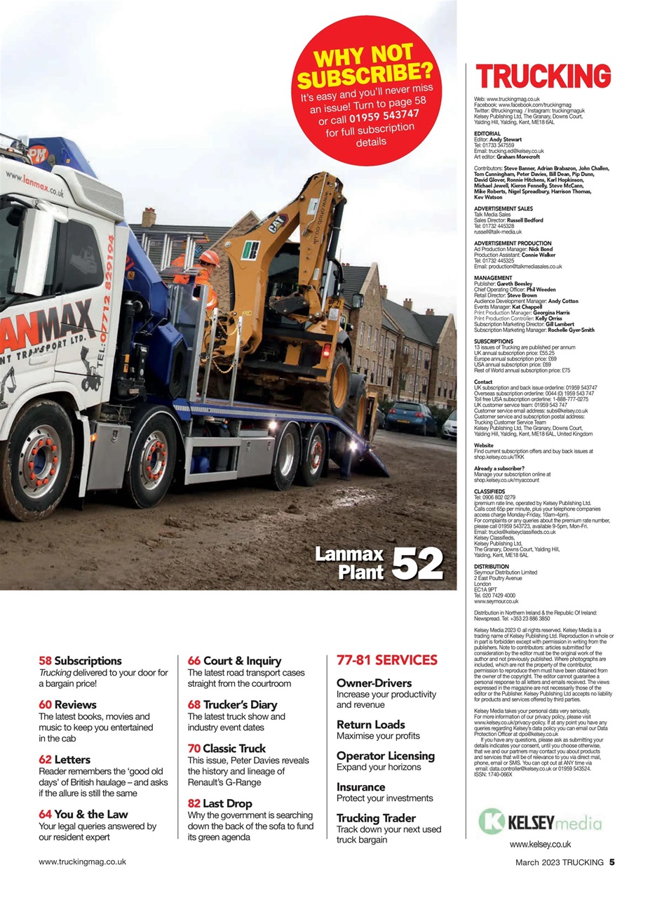 Trucking Magazine Preview Pages