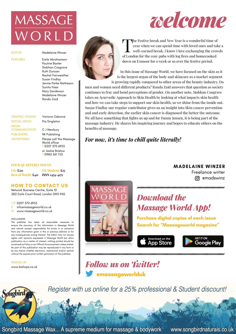 Massage World Preview Pages