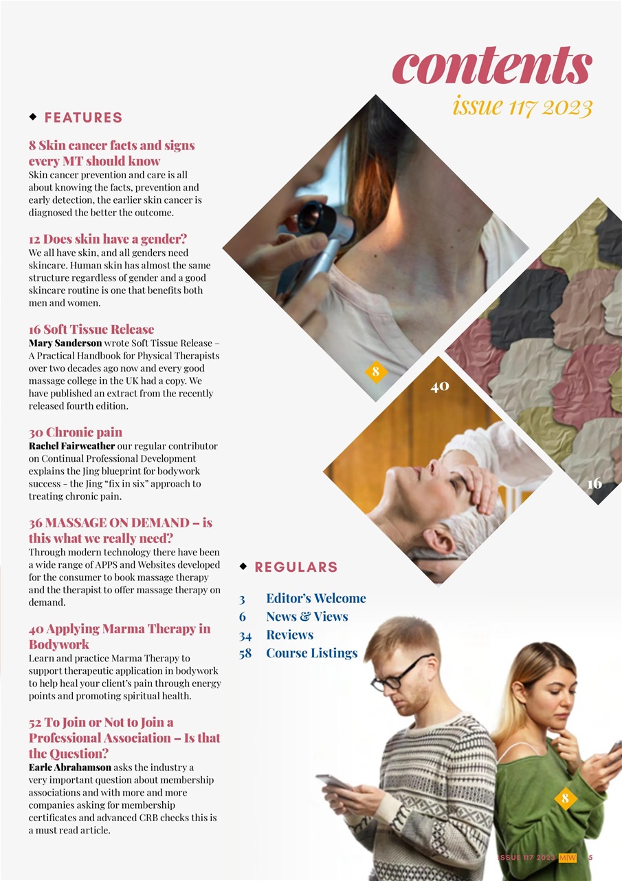 Massage World Preview Pages