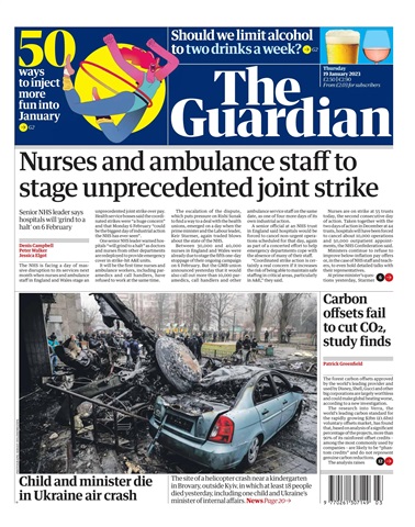 The Guardian Newspaper issue Thursday, January, 19 2023