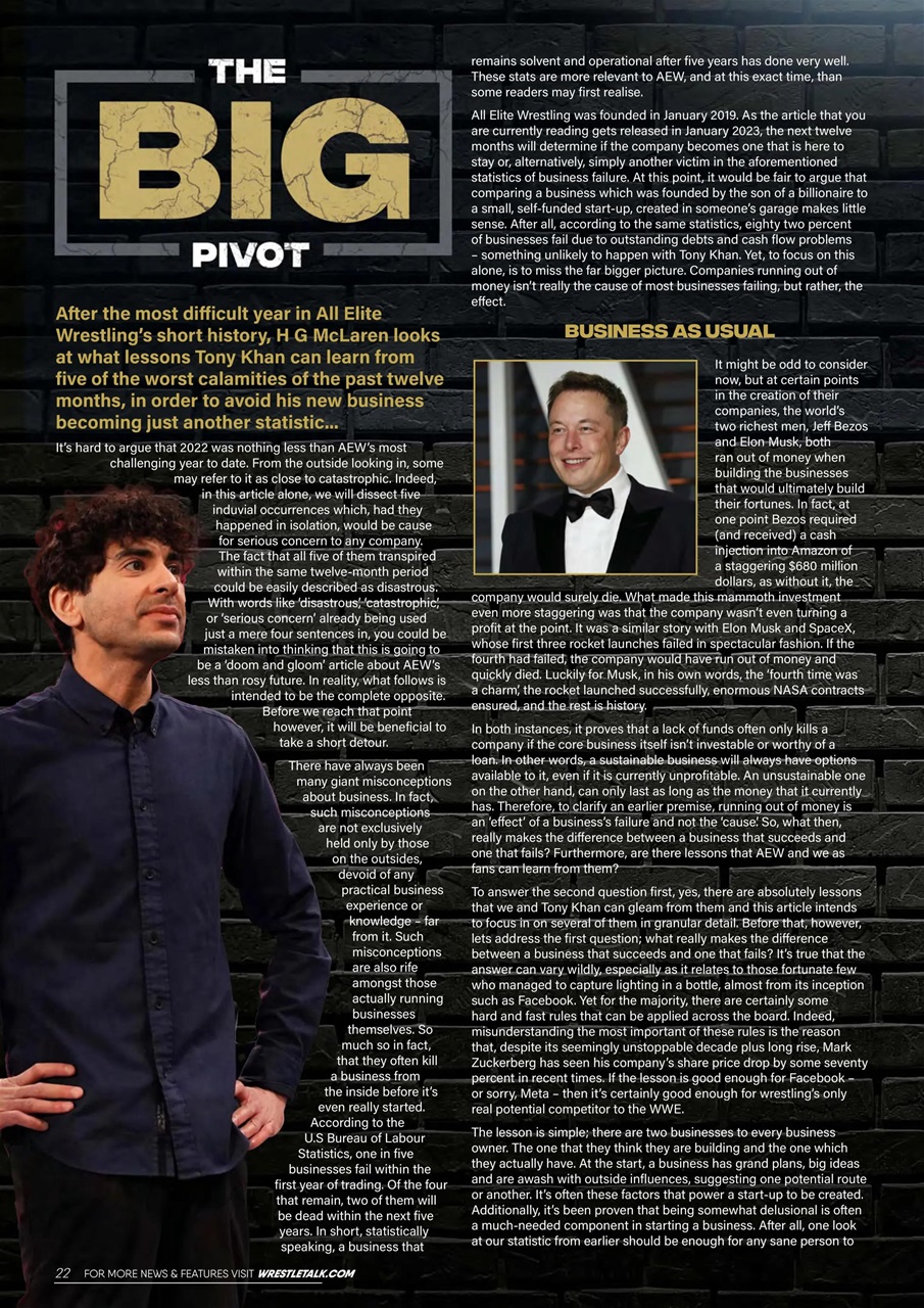 Wrestletalk Magazine Preview Pages