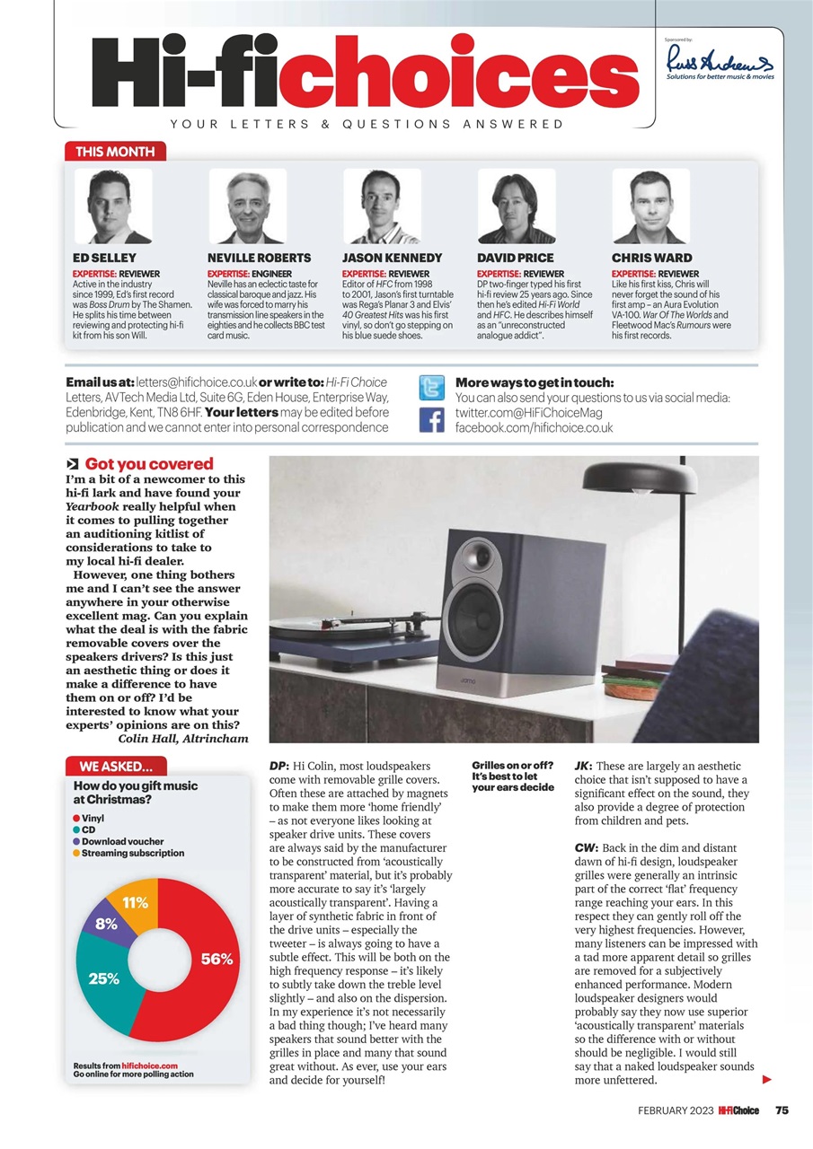 Hi-Fi Choice Preview Pages