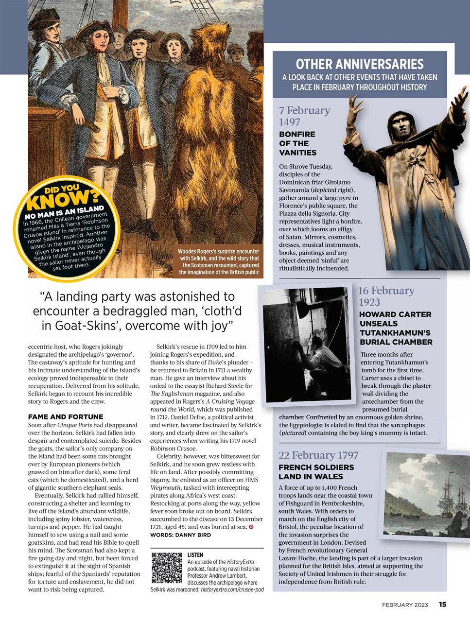BBC History Revealed Magazine Preview Pages