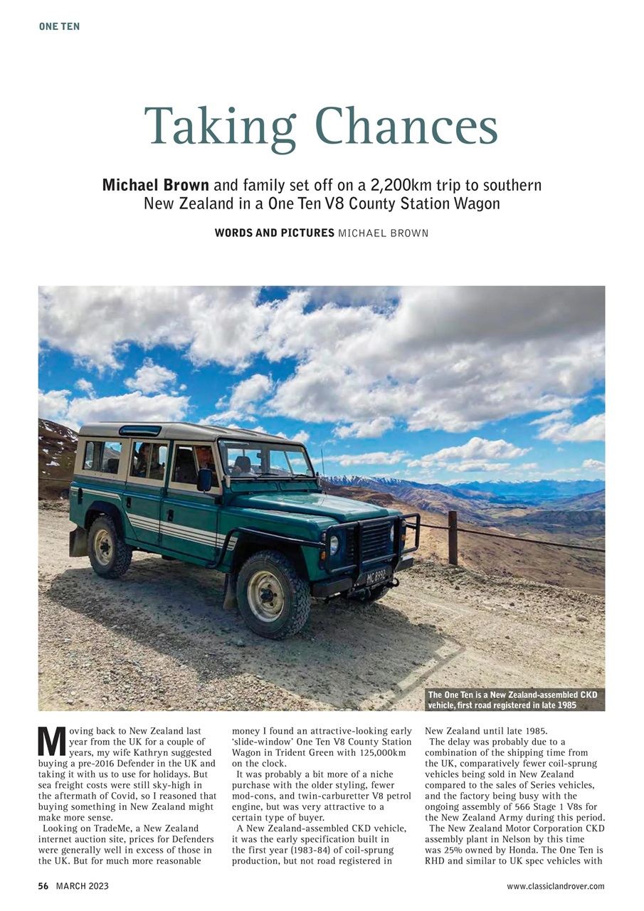 Classic Land Rover Magazine Preview Pages
