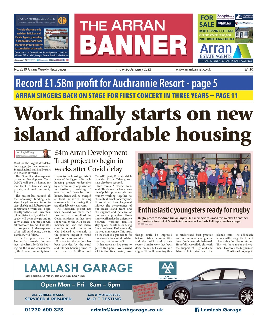 Arran Banner Preview Pages