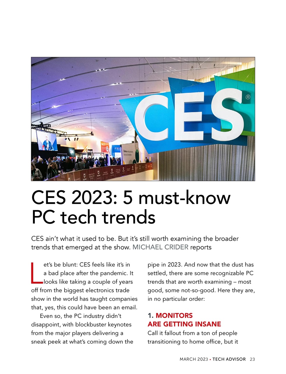 Tech Advisor Preview Pages