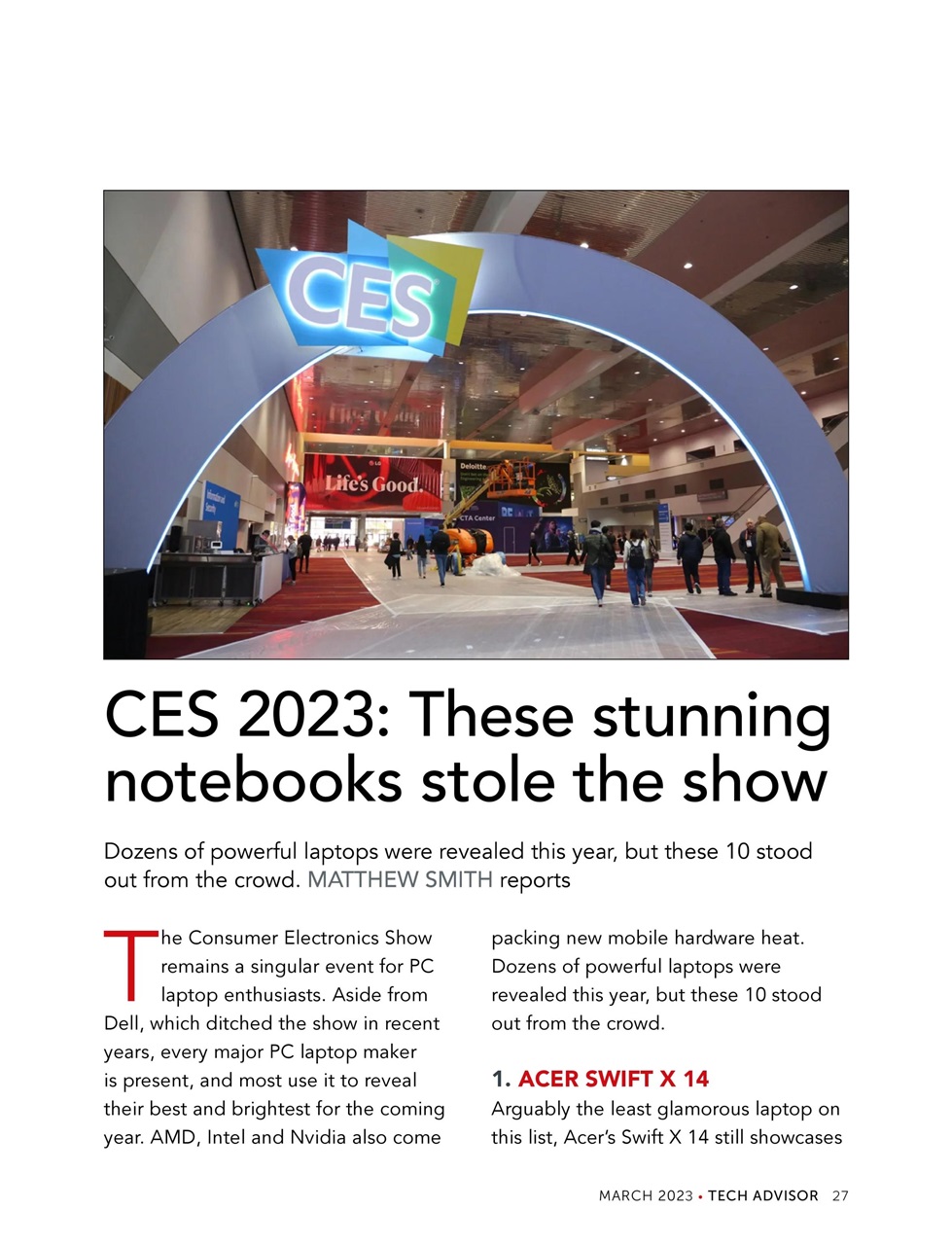 Tech Advisor Preview Pages