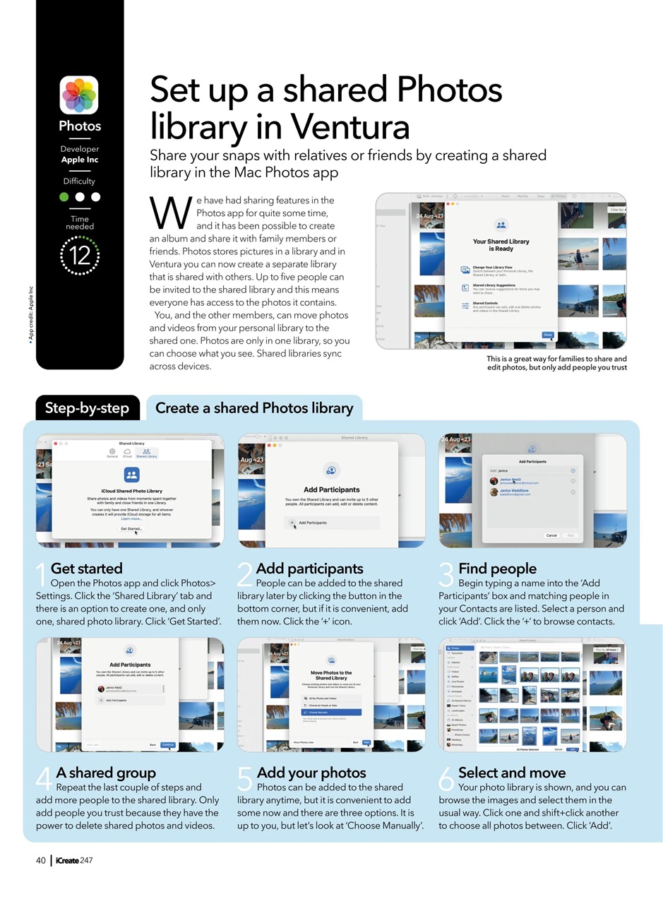 iCreate Preview Pages