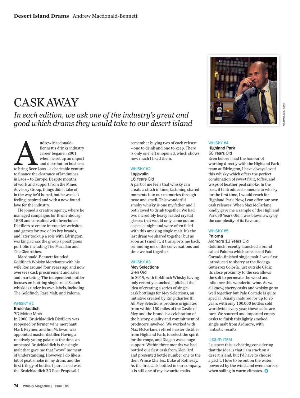 Whisky Magazine Preview Pages