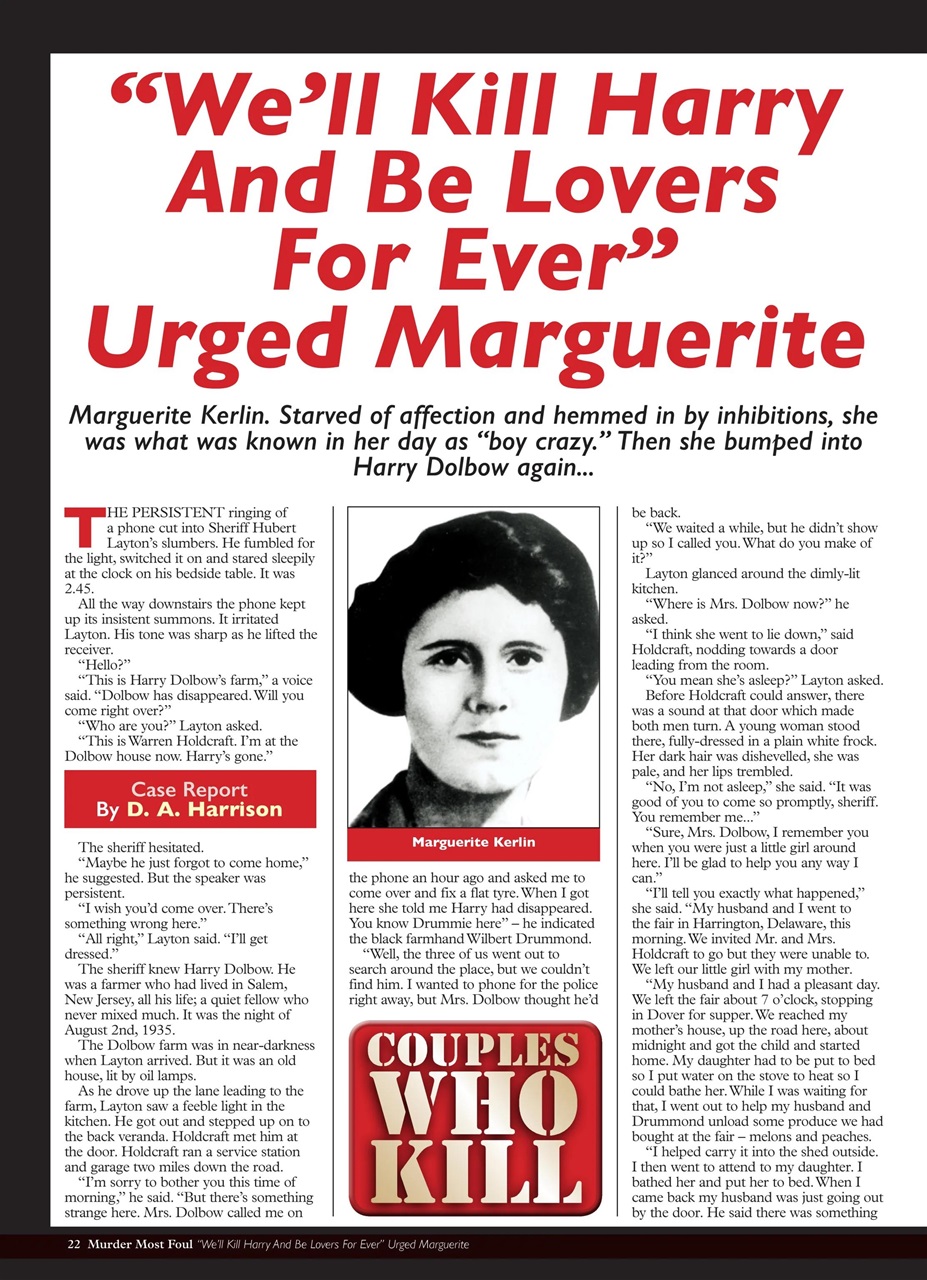 Murder Most Foul Preview Pages