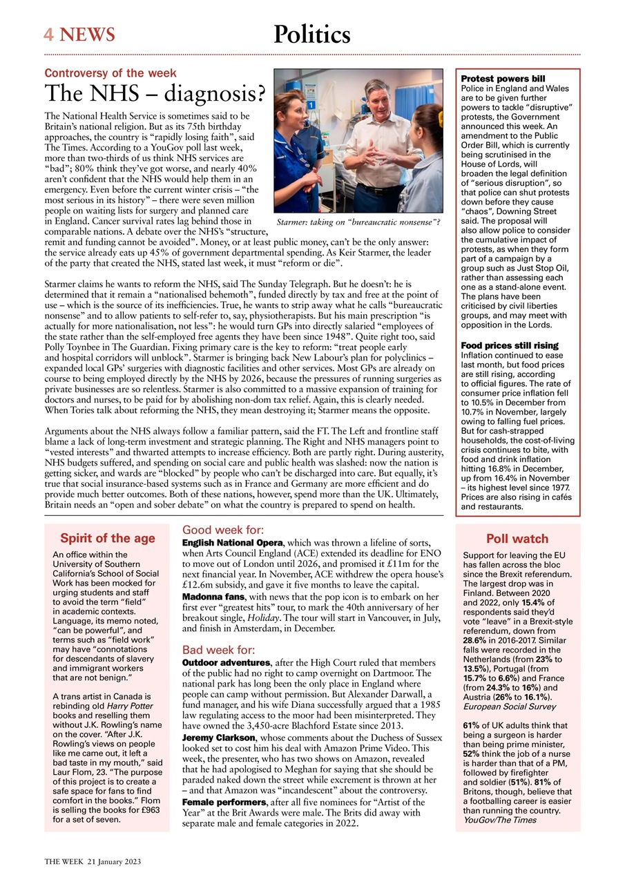 The Week Preview Pages