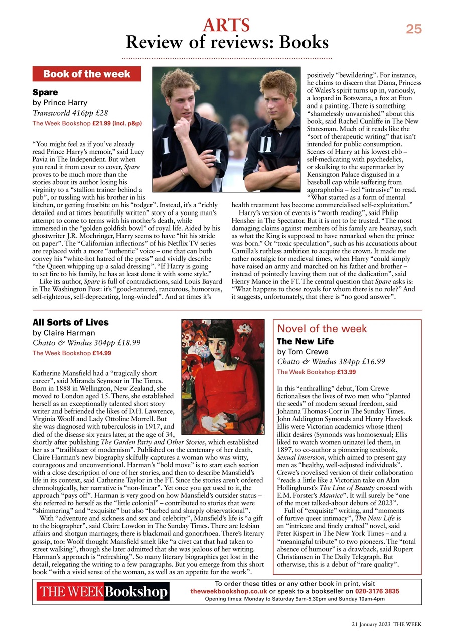 The Week Preview Pages