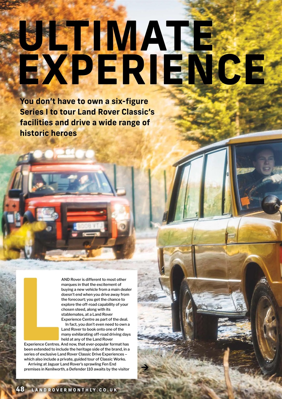 Land Rover Monthly Preview Pages