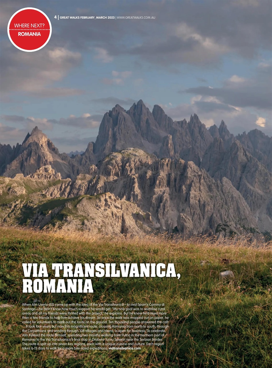 Great Walks Preview Pages