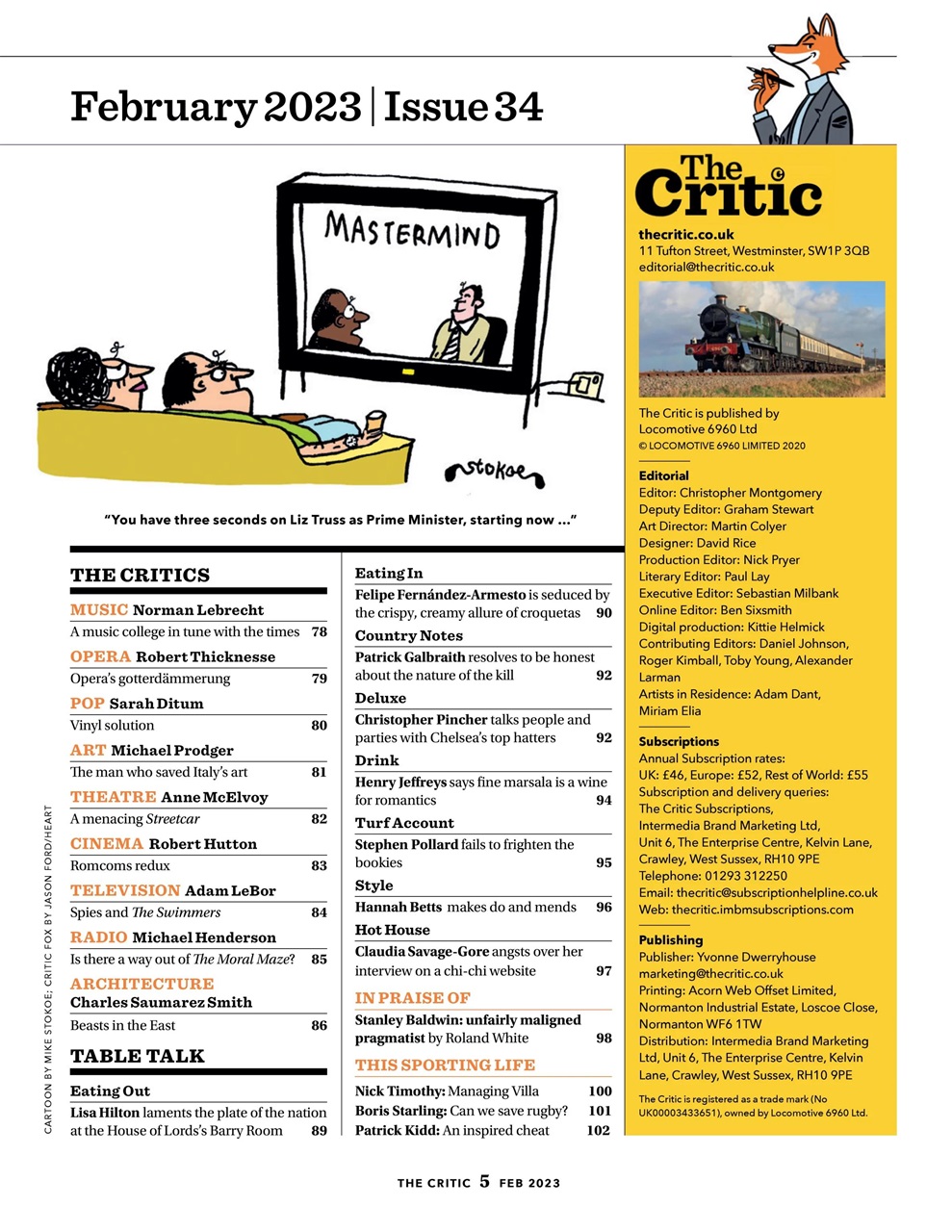 The Critic Preview Pages