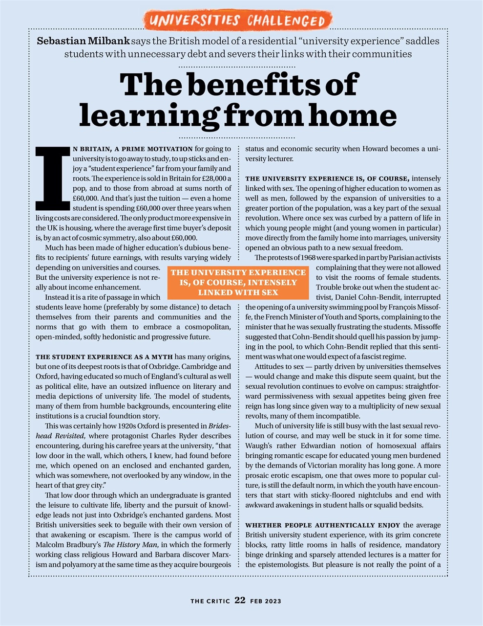 The Critic Preview Pages