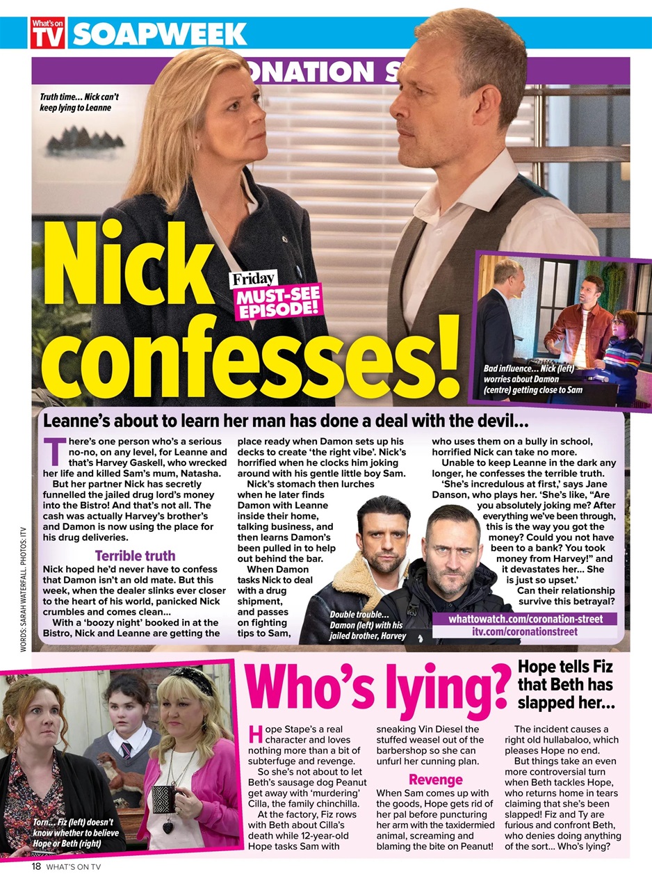 What's on TV Preview Pages