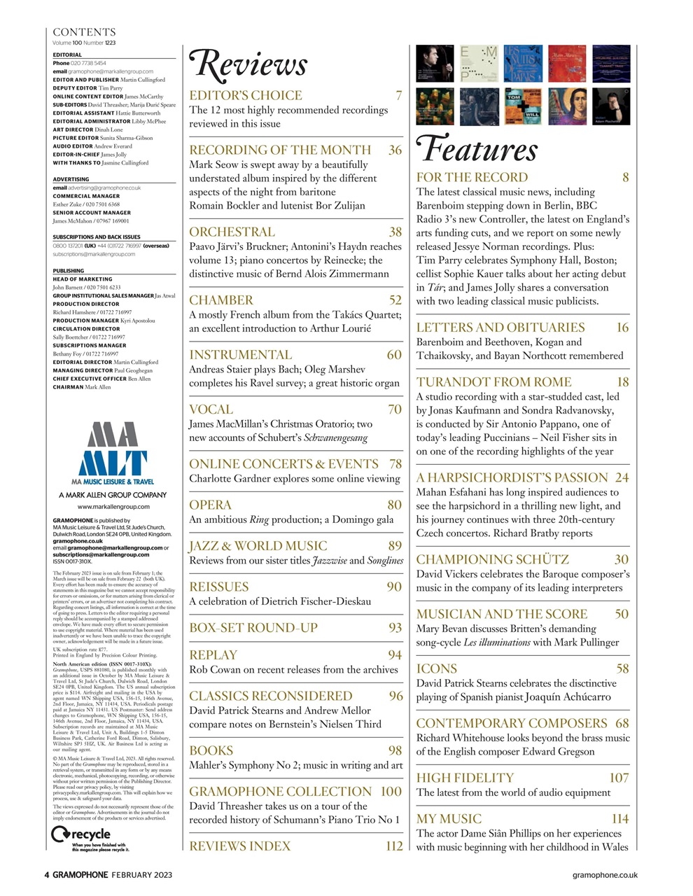 Gramophone Preview Pages