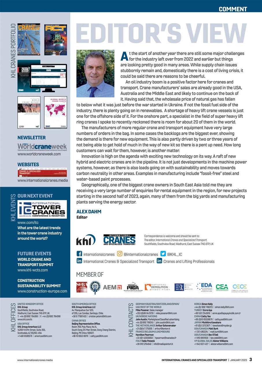 Int. Cranes and Specialized Transp Preview Pages