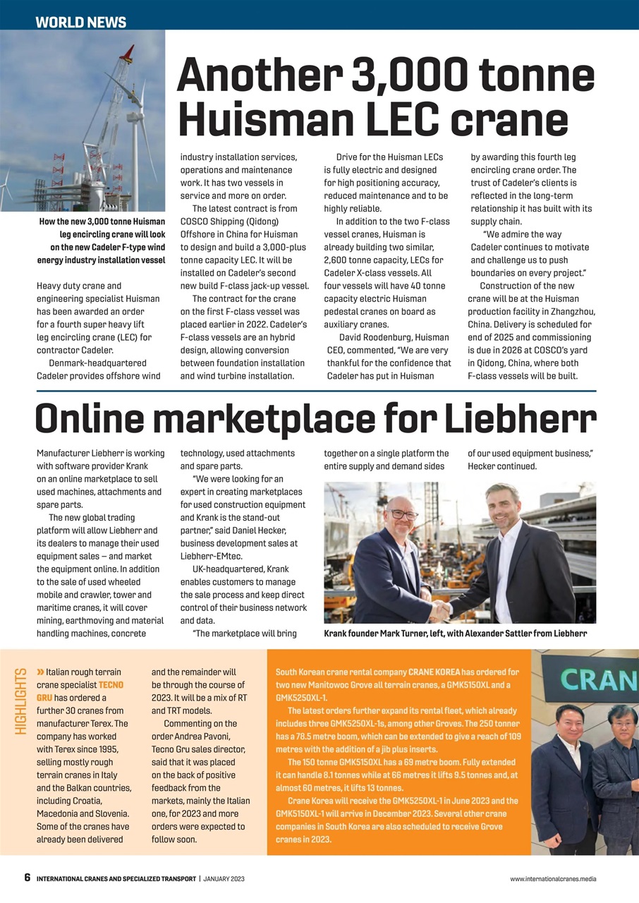 Int. Cranes and Specialized Transp Preview Pages