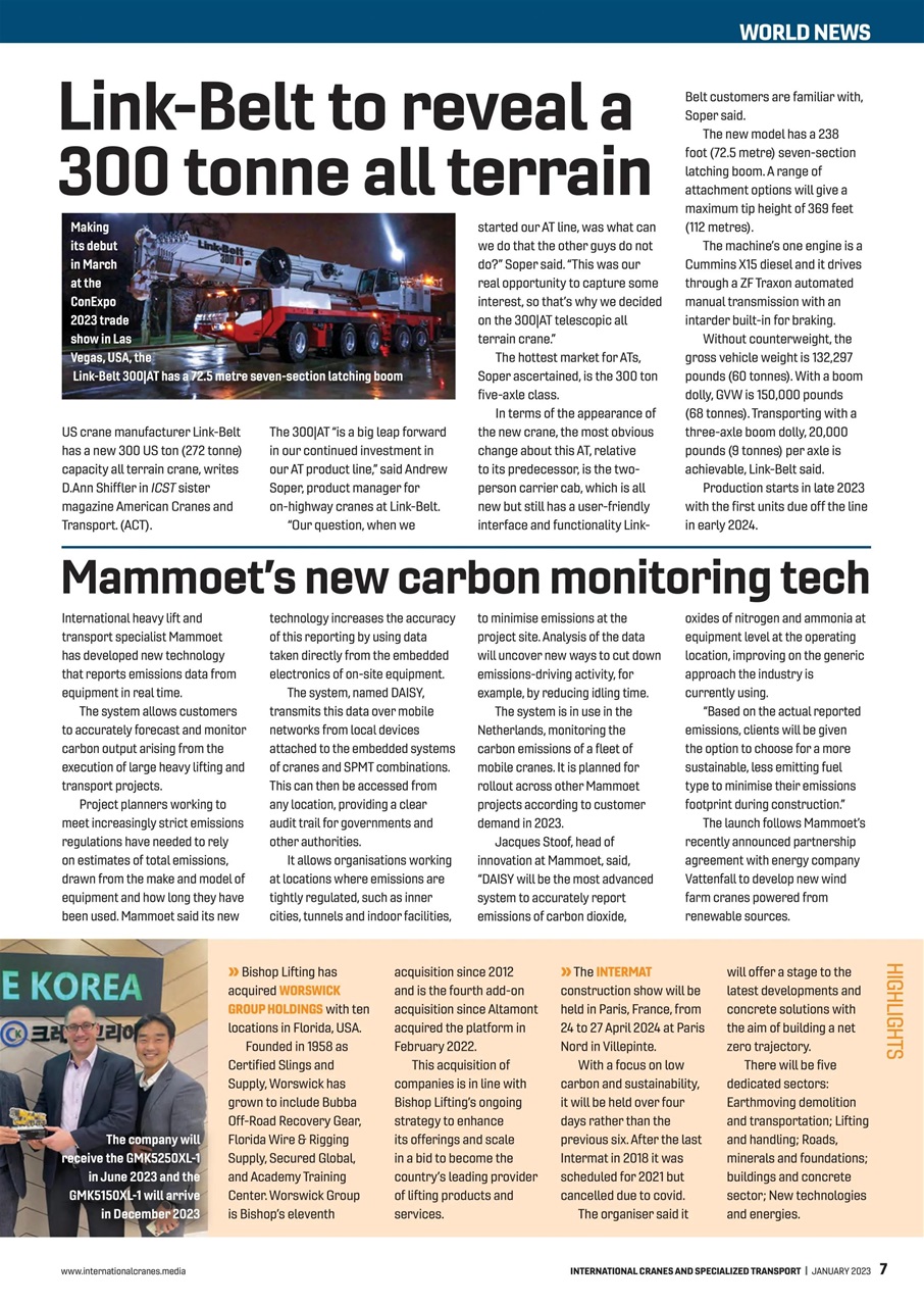 Int. Cranes and Specialized Transp Preview Pages