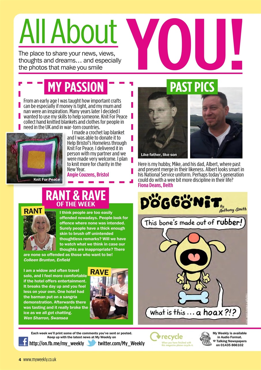 My Weekly Preview Pages