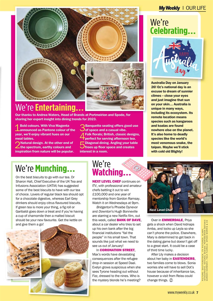 My Weekly Preview Pages