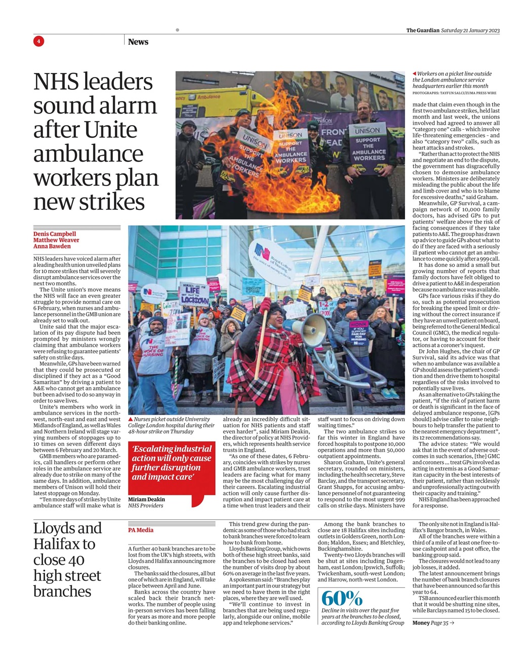 The Guardian Newspaper Preview Pages