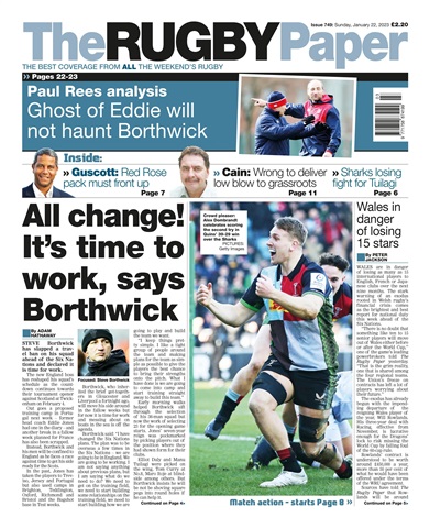 The Rugby Paper issue 22-Jan-2023