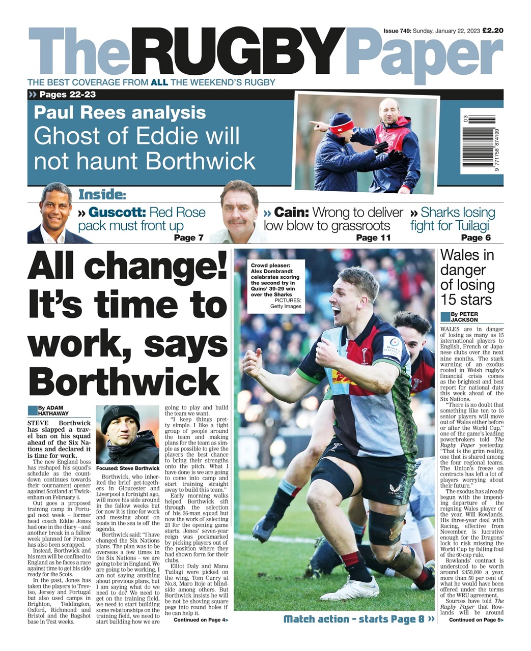 The Rugby Paper Preview Pages