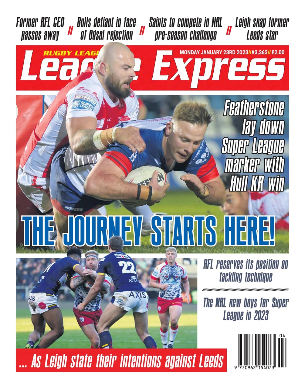 League Express Preview Pages