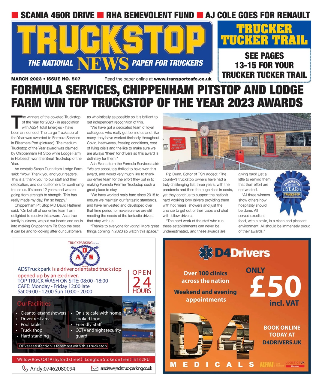 Truckstop News Preview Pages