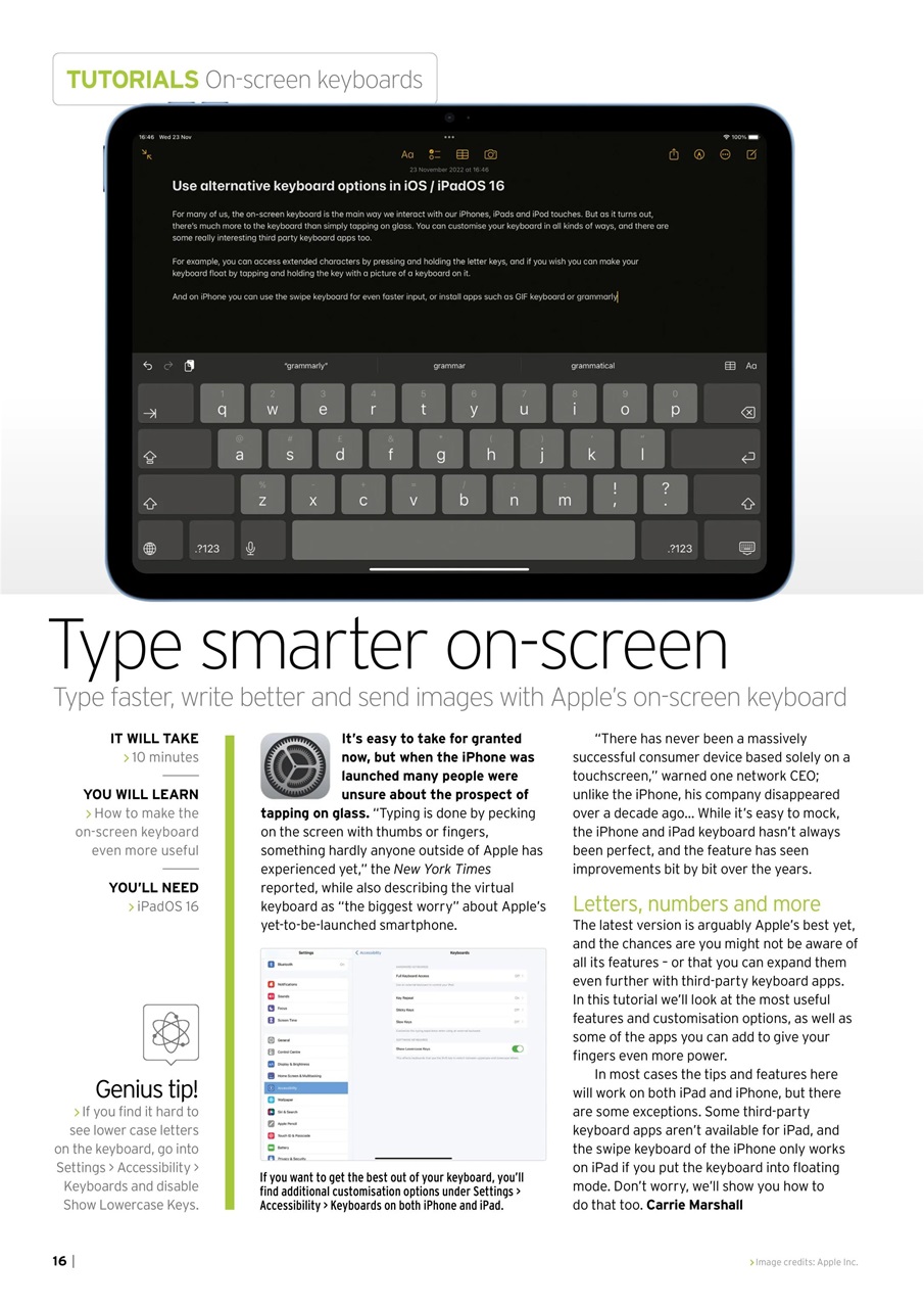 iPad User Preview Pages