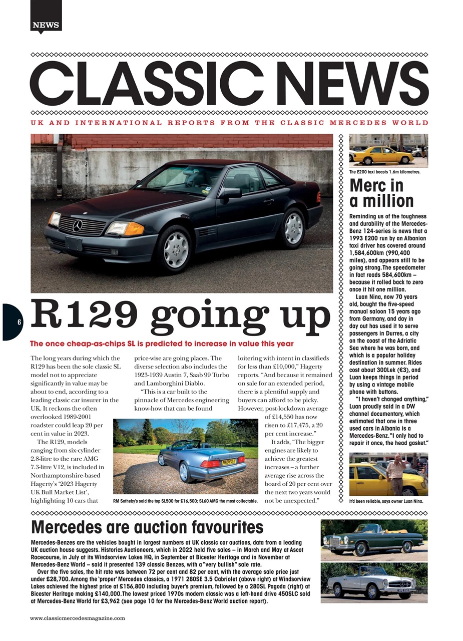 Classic Mercedes Preview Pages