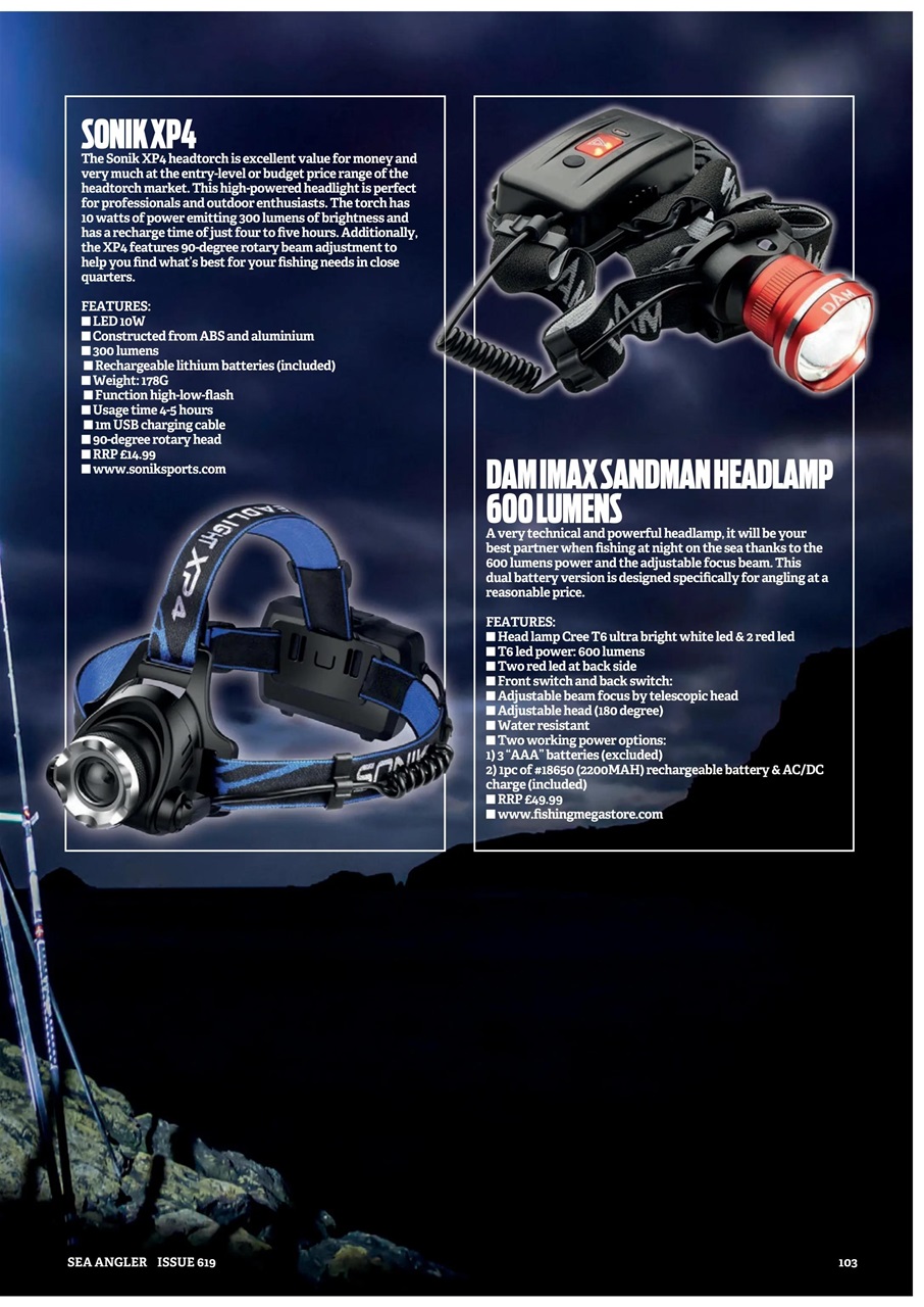 Sea Angler Preview Pages