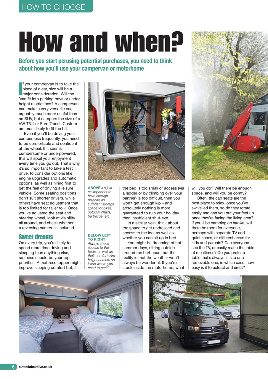 Buying Your Perfect Motorhome Preview Pages