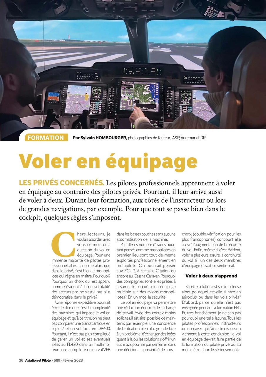 Aviation et Pilote Preview Pages