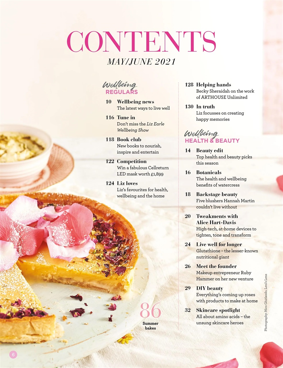 Liz Earle Wellbeing Preview Pages