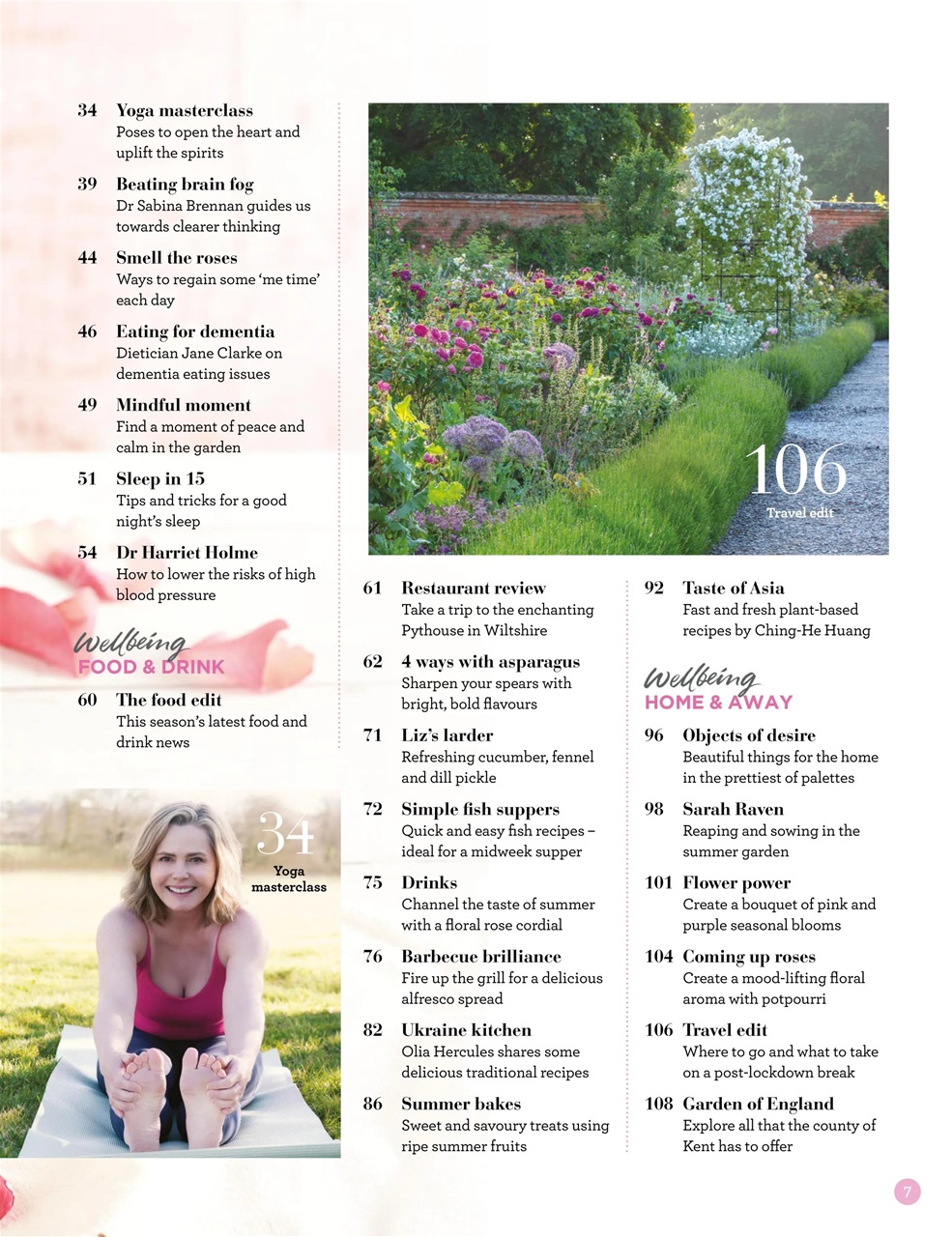 Liz Earle Wellbeing Preview Pages