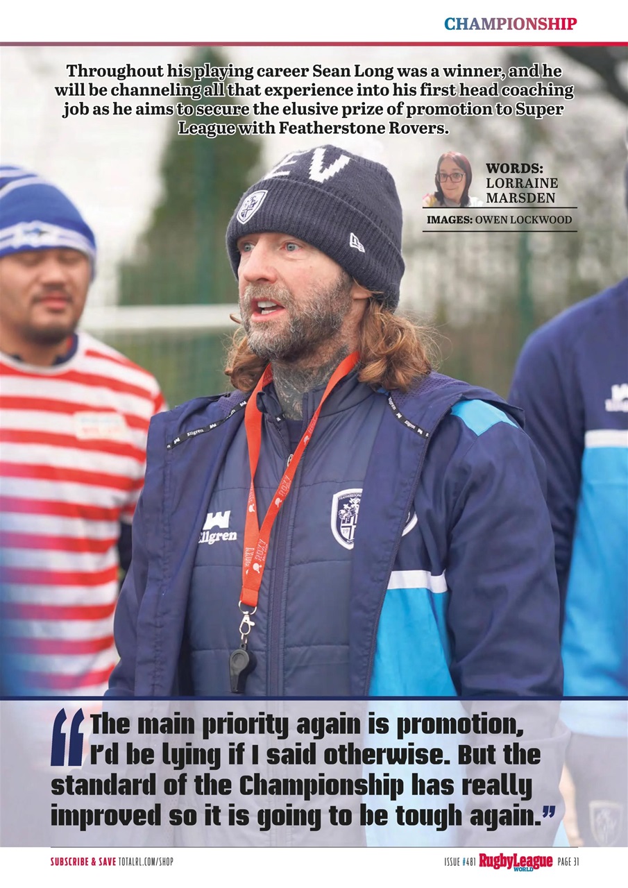 Rugby League World Preview Pages