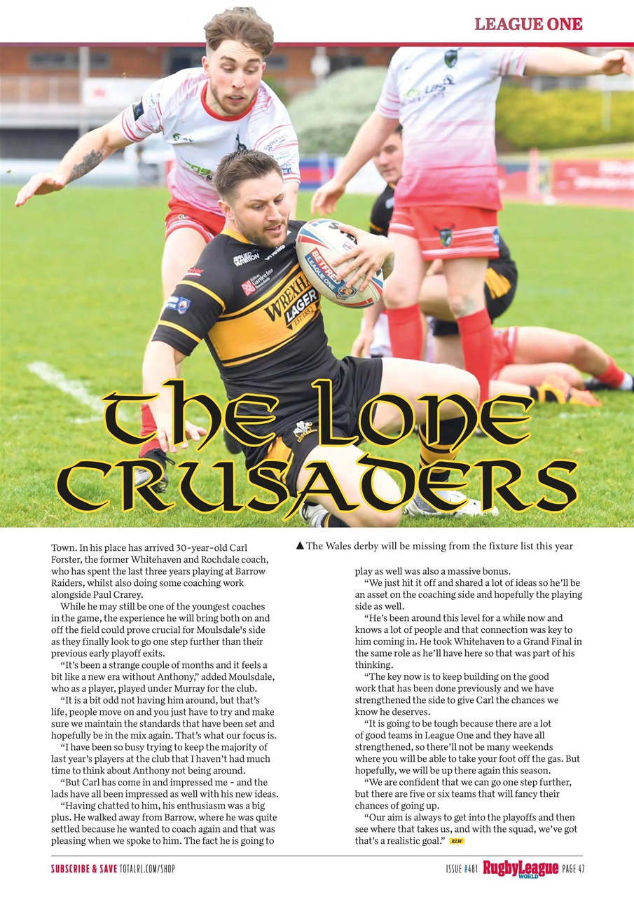 Rugby League World Preview Pages
