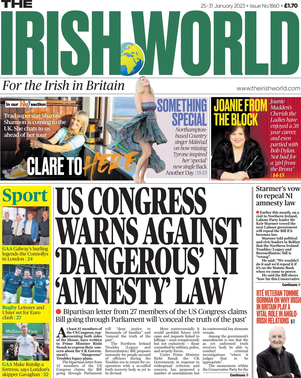 Irish World Preview Pages