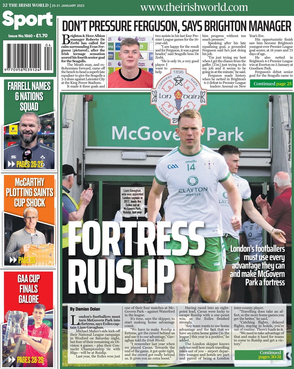 Irish World Preview Pages