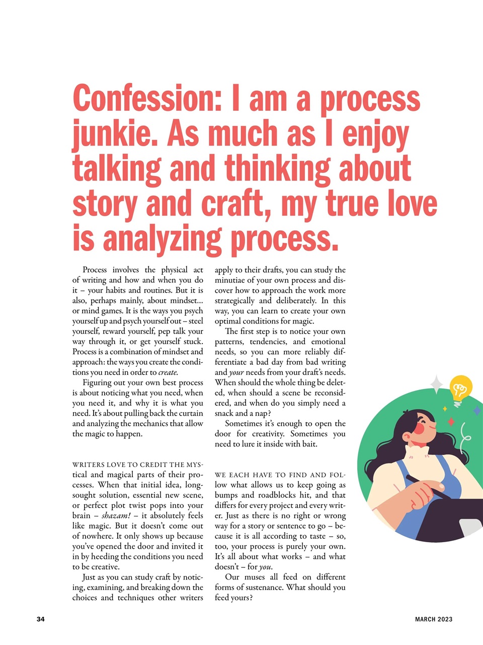 The Writer Preview Pages