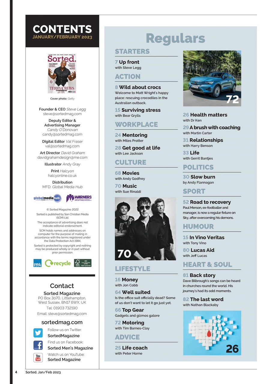 Sorted Magazine – The men's mag with morals Preview Pages