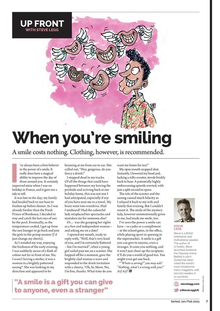 Sorted Magazine – The men's mag with morals Preview Pages