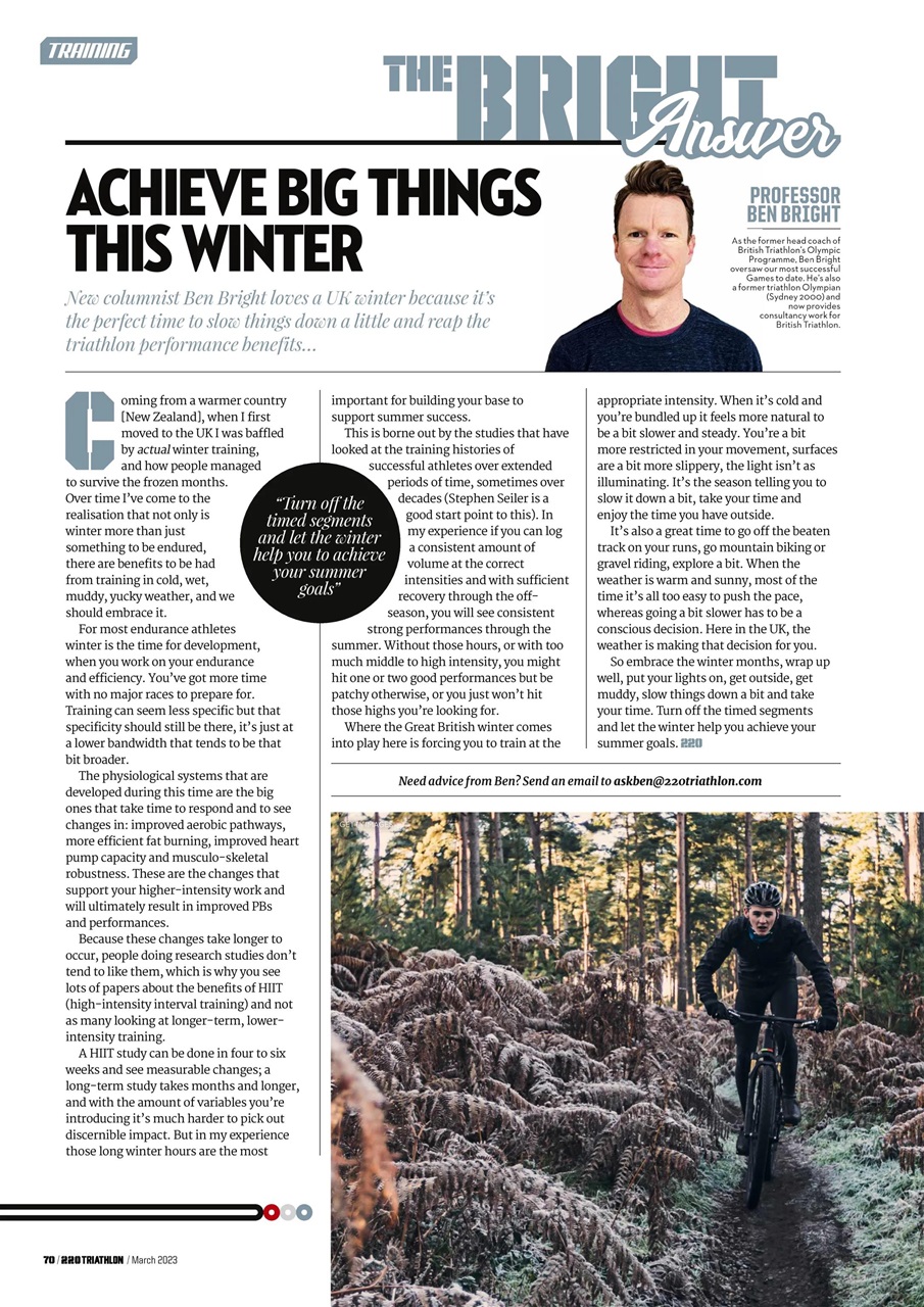 220 Triathlon Magazine Preview Pages