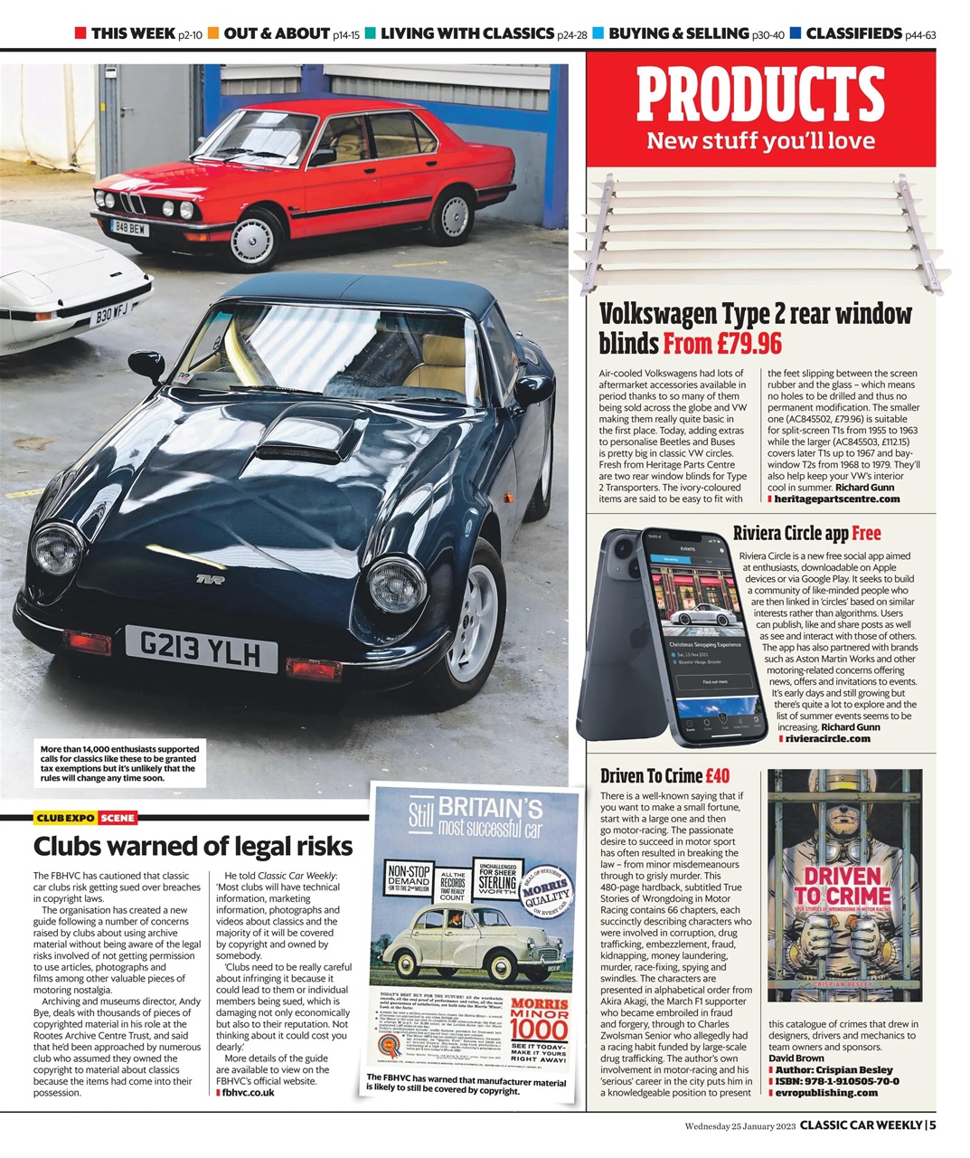 Classic Car Weekly Preview Pages